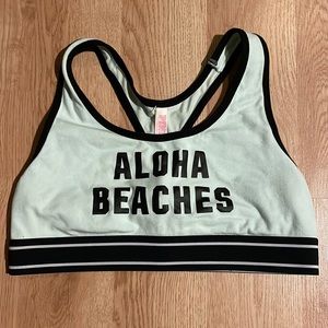 PINK sports bra with no padding